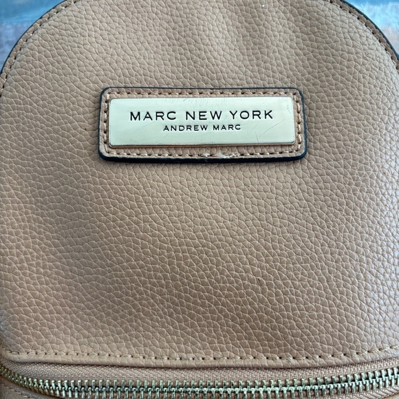 Marc New York Brown Vegan Leather Backpack - Picture 4 of 13